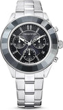 Swarovski 5610520 Octea Lux Sport Chronograph Women's Watch – Black Dial & Stainless Steel Strap