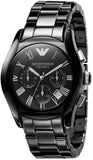 Emporio Armani AR1401 Black Ceramic Women's Watch – Black Dial & Black Ceramic Strap