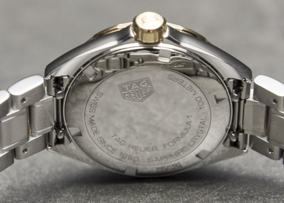 Tag Heuer Formula 1 Diamonds Women's Watch WBJ1421.BB0648 – Mother of Pearl White Dial with Two-Tone Steel Strap