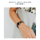 Daniel Wellington DW00100247 Petite Cornwall Women's Watch – Black Dial & Black Nylon Strap
