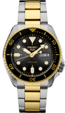 Seiko 5 Sports SRPK22 Automatic Special Creation Men's Watch – Black Dial & Two-Tone Steel Bracelet