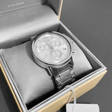Calvin Klein Post Minimal White Dial Silver Steel Strap Watch for Men - K7627126