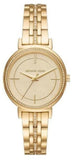 Michael Kors MK3681 Cinthia Quartz Women's Watch – Gold Dial & Gold Steel Bracelet