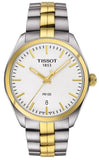 Tissot T101.210.22.031.00 T Classic PR 100 Sport Chic Women’s Watch – White Dial & Two-Tone Steel Strap