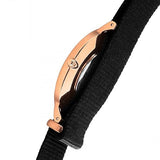 Daniel Wellington Dapper Cornwall White Dial Black Nylon Strap Watch For Men - DW00100261