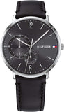 Tommy Hilfiger 1791509 Brooklyn Men's Watch – Black Dial & Black Leather Strap