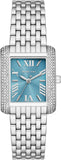 Michael Kors Emery Analog Three Hand Blue Dial Silver Steel Strap Watch for Women - MK4829