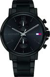 Tommy Hilfiger 1710414 Daniel Men's Watch – Black Dial & Black Steel Bracelet
