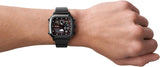Fossil FS5891 Retro Analog-Digital Men’s Watch – Black Dial with Black Stainless Steel Strap