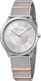 Calvin Klein K3M521Y6 Minimal Men's Watch – Silver Dial & Silver Mesh Strap