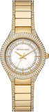 Michael Kors MK4655 Sylvia Women's Watch – Mother of Pearl Dial & Gold Steel Bracelet