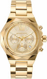 Michael Kors MK4690 Raquel Analog Women's Watch – Gold Dial & Gold Steel Strap