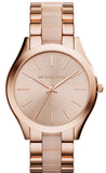 Michael Kors MK4294 Slim Runway Quartz Women's Watch – Rose Gold Dial & Two-Tone Steel Bracelet