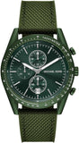 Michael Kors MK9144 Accelerator Chronograph Quartz Men's Watch – Green Dial & Green Nylon Strap