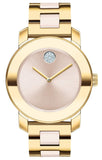Movado 3600640 Bold Women's Watch – Beige Dial & Two-Tone Steel Strap