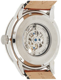 Fossil Townsman Automatic Skeleton Blue Dial Brown Leather Strap Watch for Men - ME3154