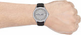 Armani Exchange Whitman AX2100 Men's Watch – Silver Dial with Brown Leather Strap