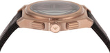 Emporio Armani Federico Chronograph Blue Dial Brown Leather Strap Watch For Men - AR11563