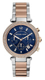 Michael Kors MK6141 Parker Women's Watch – Blue Dial & Two-Tone Steel Bracelet