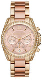 Michael Kors MK6316 Blair Chronograph Women's Watch – Rose Gold Dial & Two-Tone Steel Bracelet