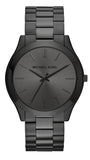 Michael Kors MK8507 Slim Runway Quartz Men's Watch – Black Dial & Black Steel Bracelet