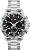 Hugo Boss 1514057 Troper Chronograph Men's Watch – Blue Dial & Silver Steel Strap