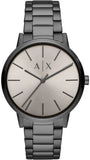 Armani Exchange Cayde AX2722 Men's Analog Watch – Grey Dial with Matching Grey Stainless Steel Strap