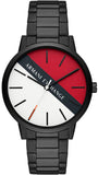 Armani Exchange Cayde AX2725 Men's Watch – Multicolor Dial with Black Stainless Steel Strap