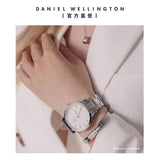 Daniel Wellington DW00100207 Iconic Link Women’s Watch – White Dial with Silver Stainless Steel Bracelet