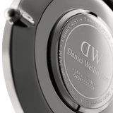 Daniel Wellington Classic Roselyn Black Dial Maroon Nylon Strap Watch For Women - DW00100274