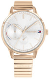 Tommy Hilfiger 1782021 Brooke Women's Watch – Silver Dial & Rose Gold Steel Bracelet