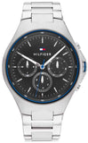 Tommy Hilfiger 1792054 Justin Chronograph Men's Watch – Gray Dial & Silver Steel Strap