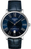 Tissot T122.407.16.043.00 Carson Premium Powermatic 80 Men's Watch – Blue Dial & Blue Leather Strap