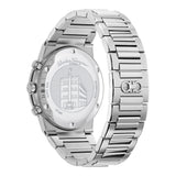 Salvatore Ferragamo Sapphire Chrono Green Dial Silver Steel Strap Watch for Men - SFME00421