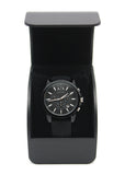 Armani Exchange Outerbanks AX1326 Men's Chronograph Watch – Black Dial with Black Silicone Strap