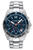 Coach Kent 14602555 Men's Chronograph Watch – Blue Dial with Silver Steel Strap