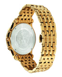 Versace Sport Tech Chronograph Black Dial Gold Steel Strap Watch for Men - VELT00419