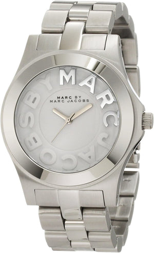 Marc Jacobs Rivera Silver Dial Silver Steel Strap Watch for Women - MBM3133