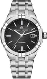 Maurice Lacroix AI6008 Aikon Automatic Men’s Watch – Black Dial & Silver Steel Strap
