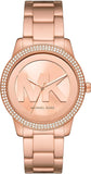 Michael Kors MK6880 Tibby Quartz Women's Watch – Rose Gold Dial & Rose Gold Steel Bracelet