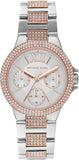 Michael Kors MK6846 Camille Multifunction Women's Watch – White Dial & Two Tone Steel Strap