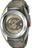 Gucci YA137106 Sync XXL Quartz Men's Watch – Brown Dial & Brown Leather Strap