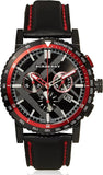 Burberry BU9803 The City Chronograph Men's Watch – Black Dial & Black Leather Strap
