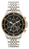 Michael Kors MK8872 Bayville Chronograph Women's Watch – Black Dial & Two-Tone Steel Bracelet