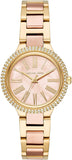 Michael Kors MK6564 Taryn Quartz Women's Watch – Rose Gold Dial & Two-Tone Steel Strap