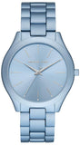 Michael Kors MK4548 Slim Runway Quartz Women's Watch – Blue Dial & Blue Steel Strap