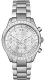 Michael Kors MK6186 Brinkley Diamonds Women's Watch – Silver Dial & Silver Steel Bracelet