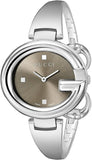 Gucci YA134302 Guccissima Women's Watch – Brown Dial & Silver Steel Strap