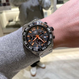Tag Heuer Formula 1 Chronograph Ceramic Men's Watch CAZ101AH.BA0842 – Black Dial with Silver Steel Strap
