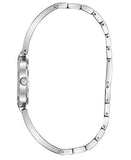 Bulova Crystal Collection Mother of Pearl Dial Silver Steel Strap Watch for Women - 96L223